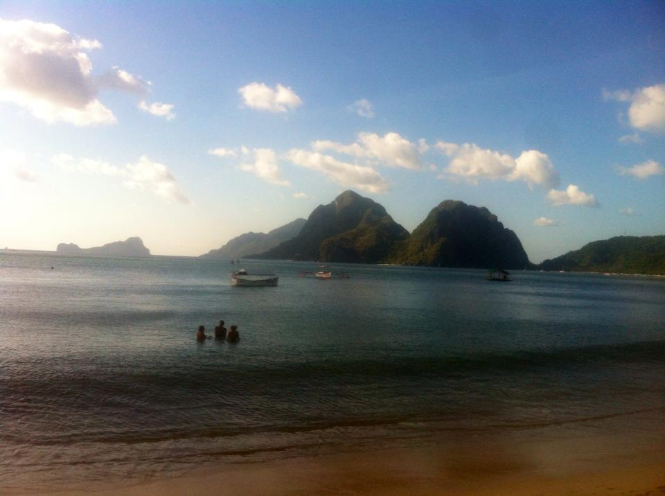 View from El Nido of Bacuit Bay