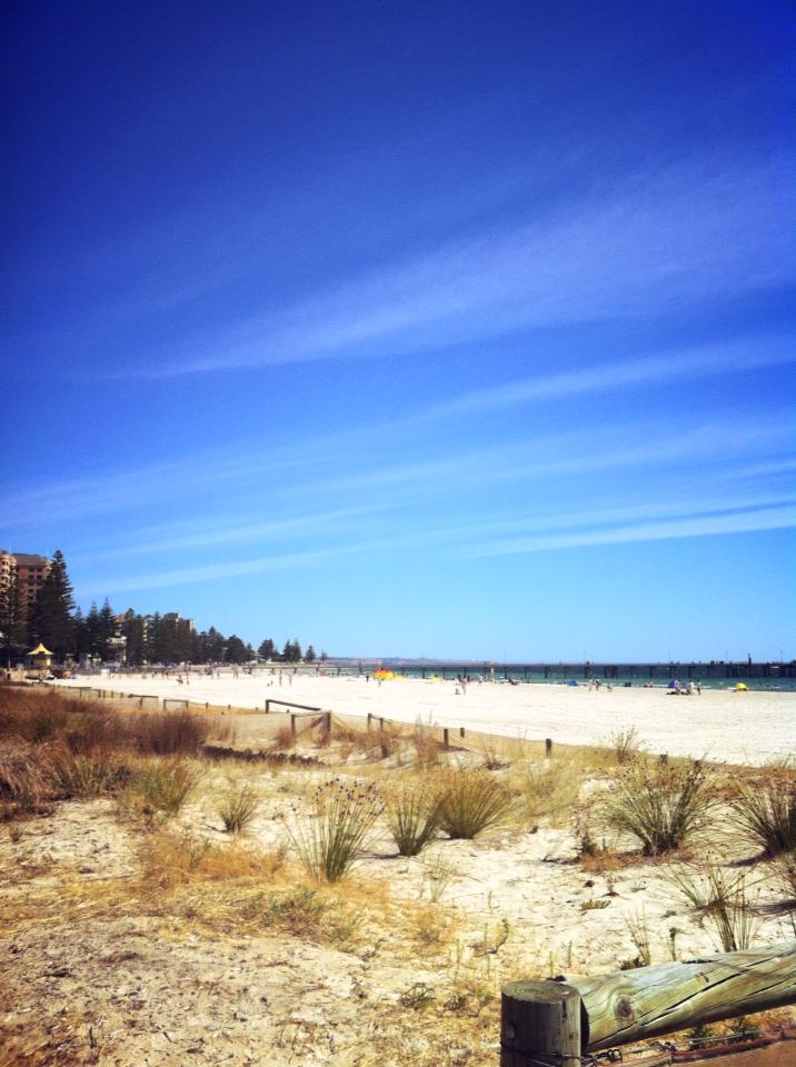 Glenelg beach in South australia