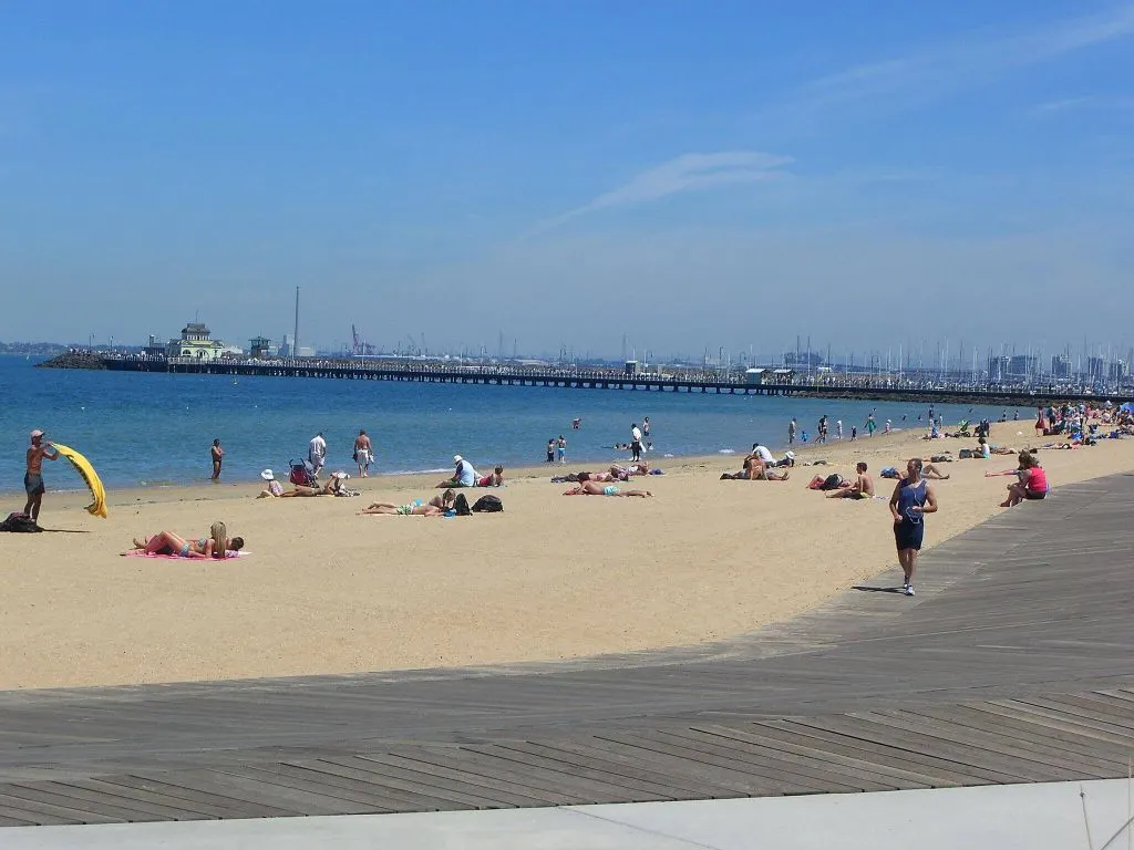 St Kilda beach