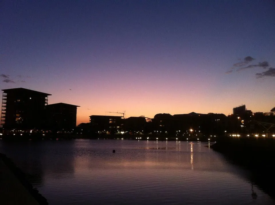 Darwin Waterfront at night