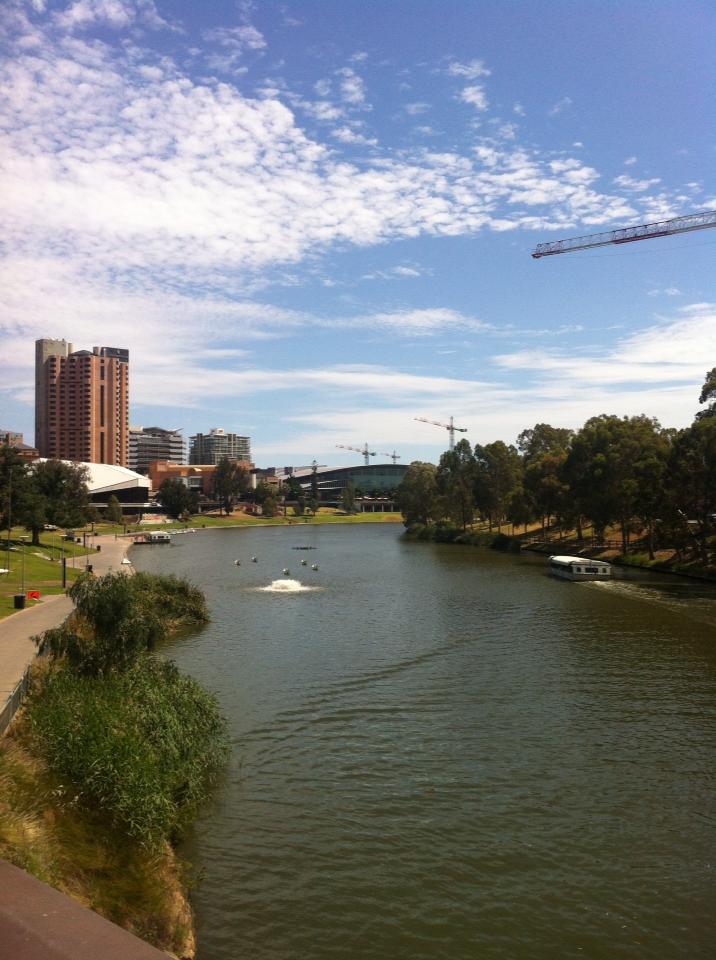 View along the River Torrens