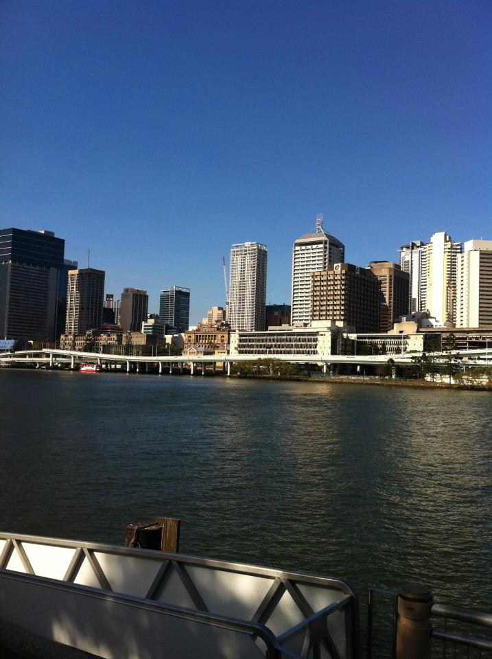 View across the Brisbane River