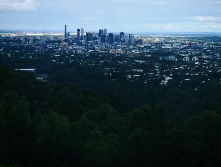 View of Brisbane from Mt Coot-tha