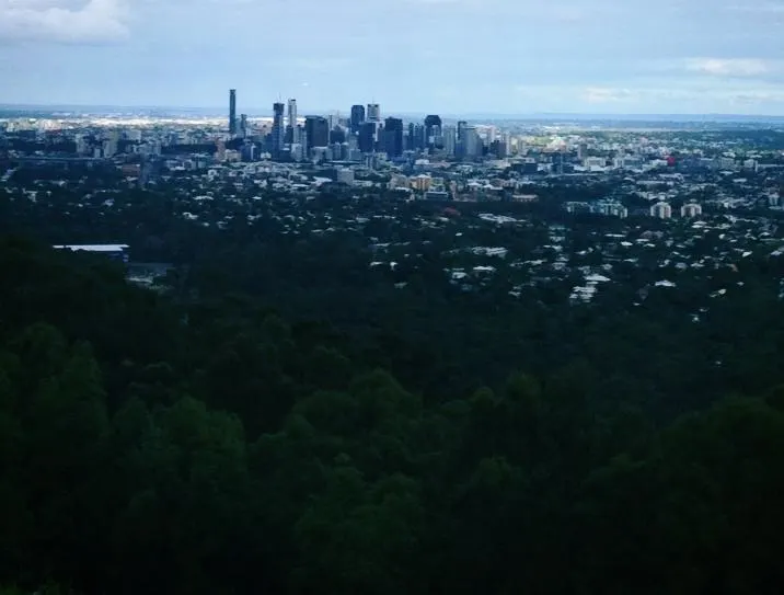 View of Brisbane from Mt Coot-tha