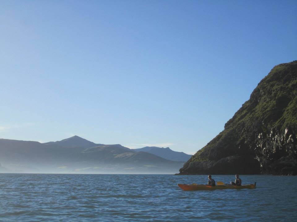 Kayaking in Akaroa