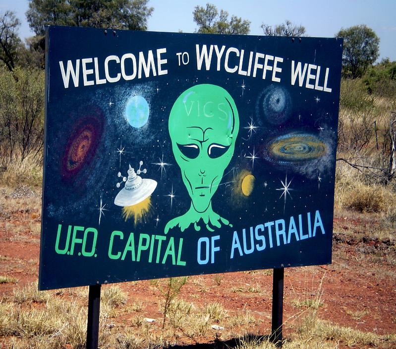 Aliens at Wycliffe Well