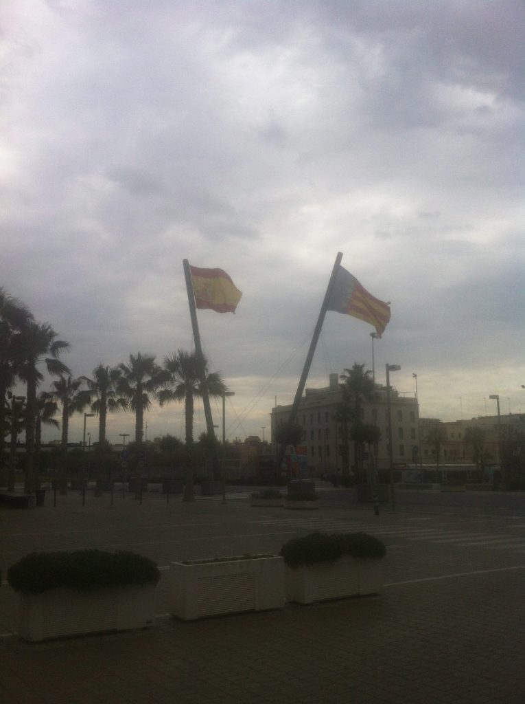 Flags in Valencia