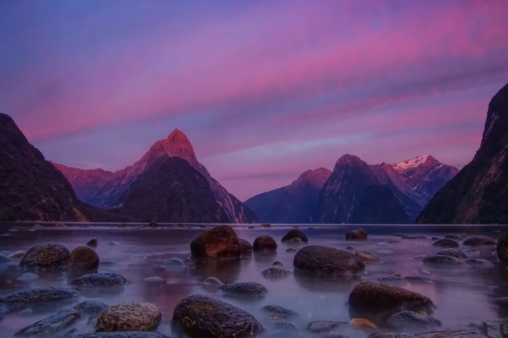 View of Milford Sound in Fiordland National Park