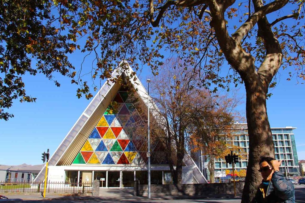 Cardboard Cathedral in Christchurch