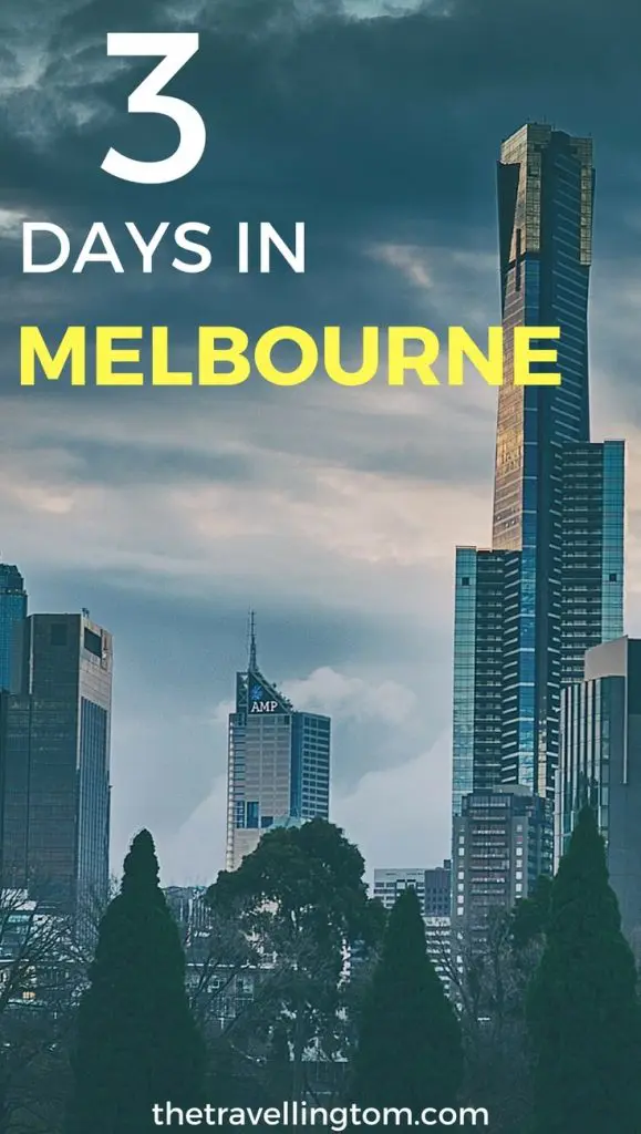 3 days in Melbourne pin