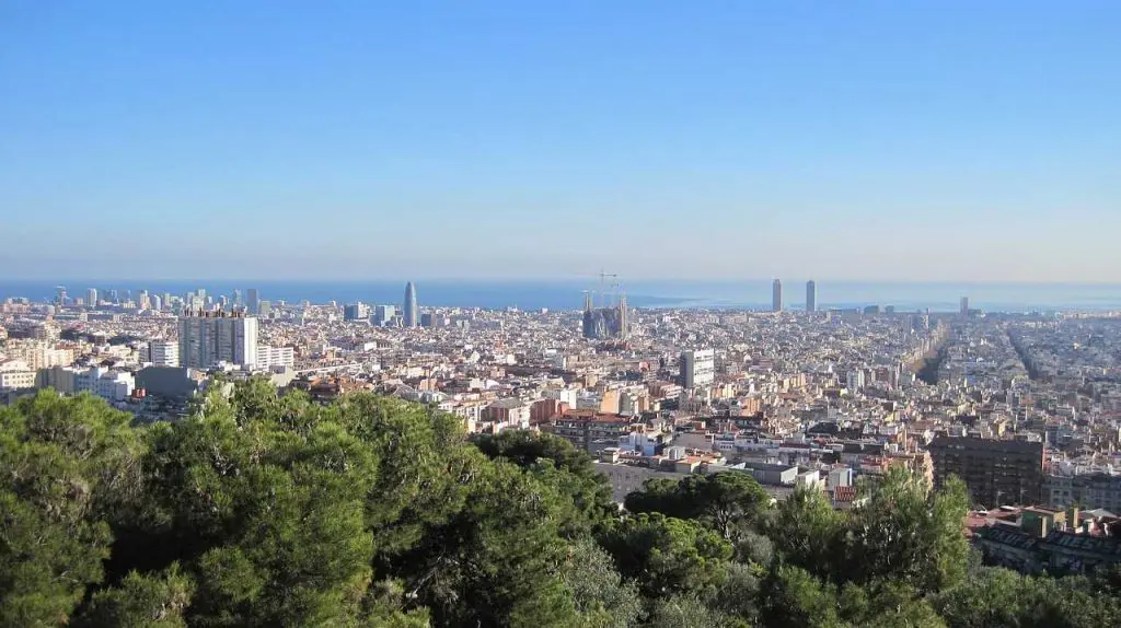 Barcelona from Parc Guell