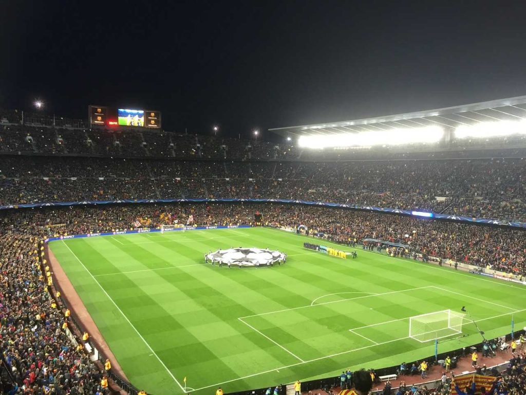 Champions League at the Camp Nou