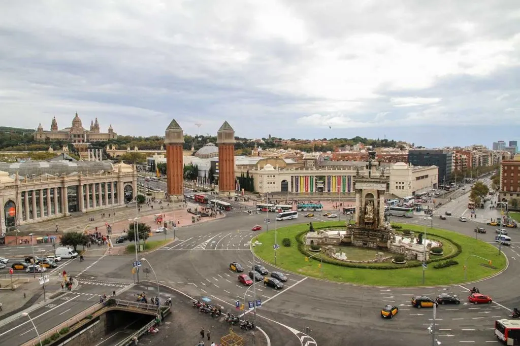 Placa Espana in Barcelona