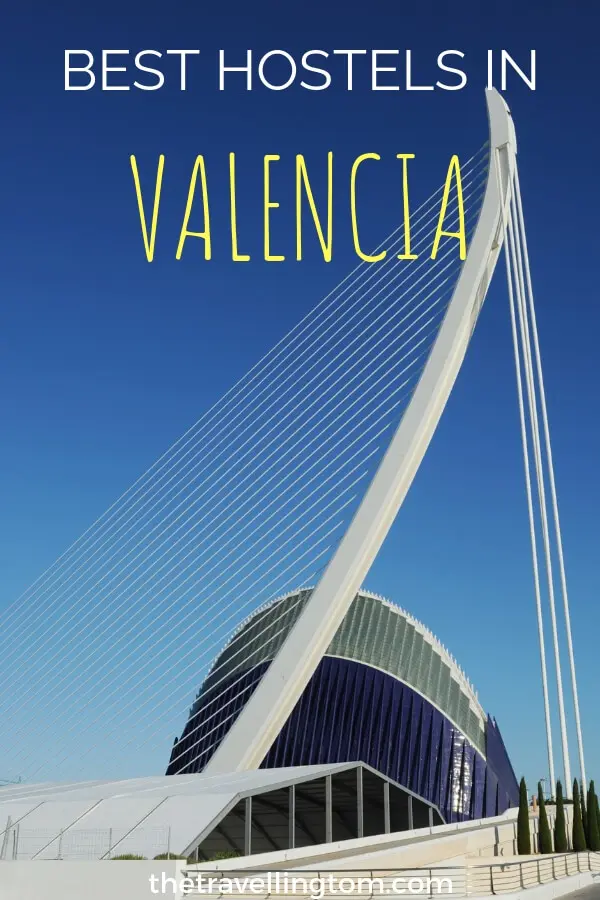 Best Hostels in Valencia Pin