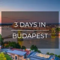 3 days in budapest