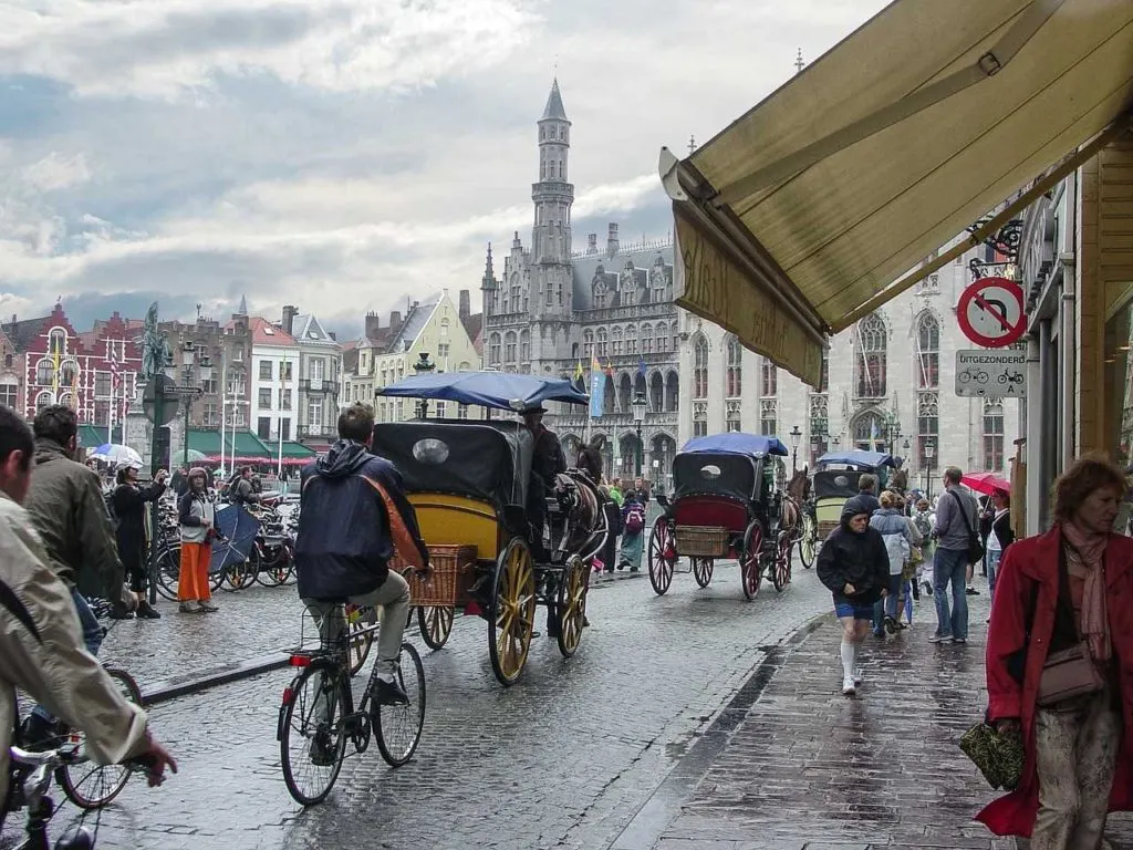 Bruges on foot