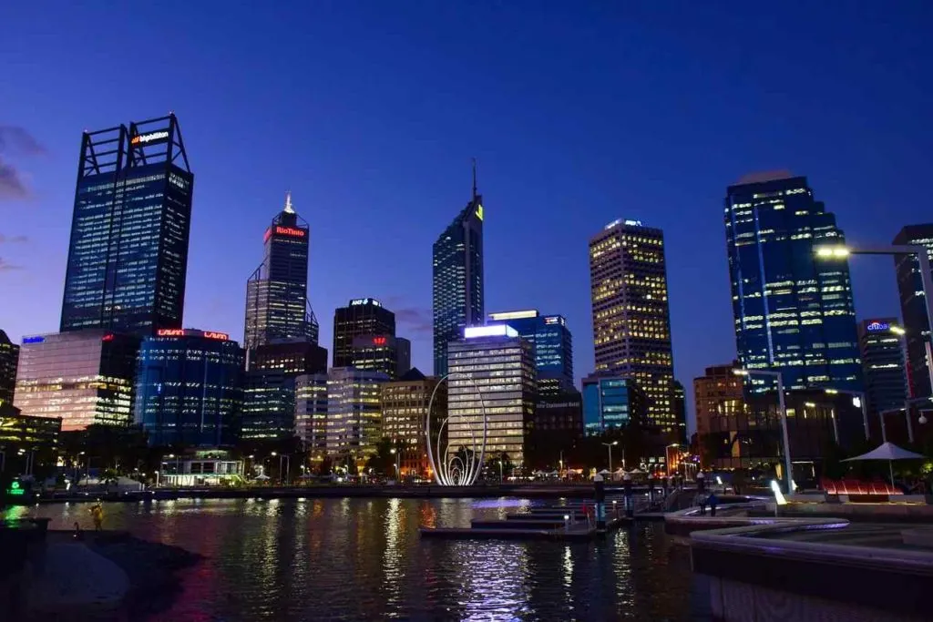 Perth at night