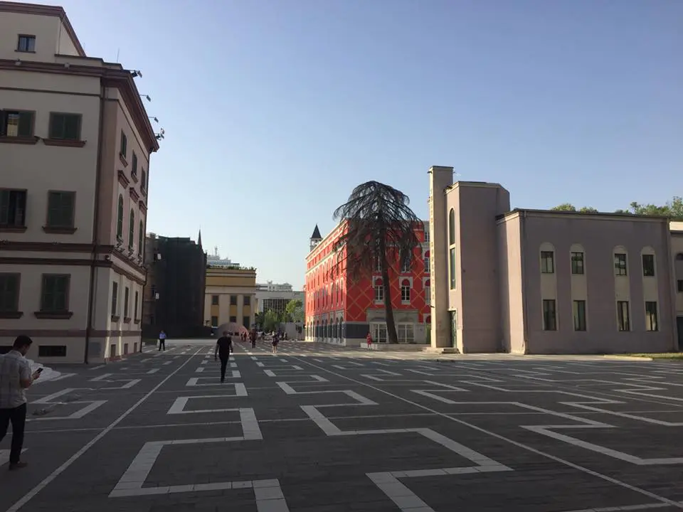 Buildings in Tirana