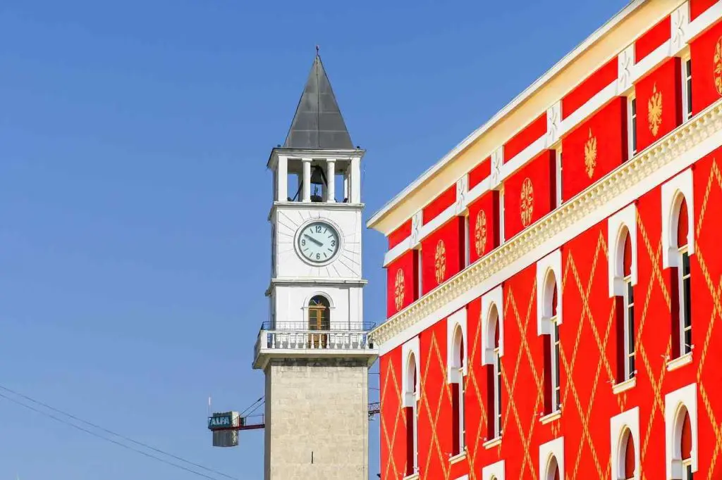 Clock tower in Tirana
