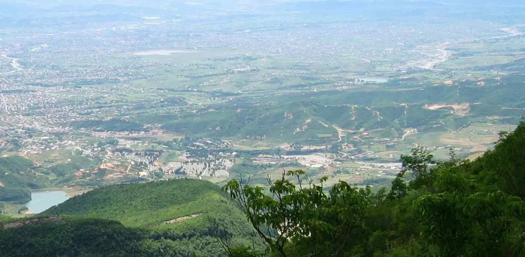 view from the top of Dajti mountain