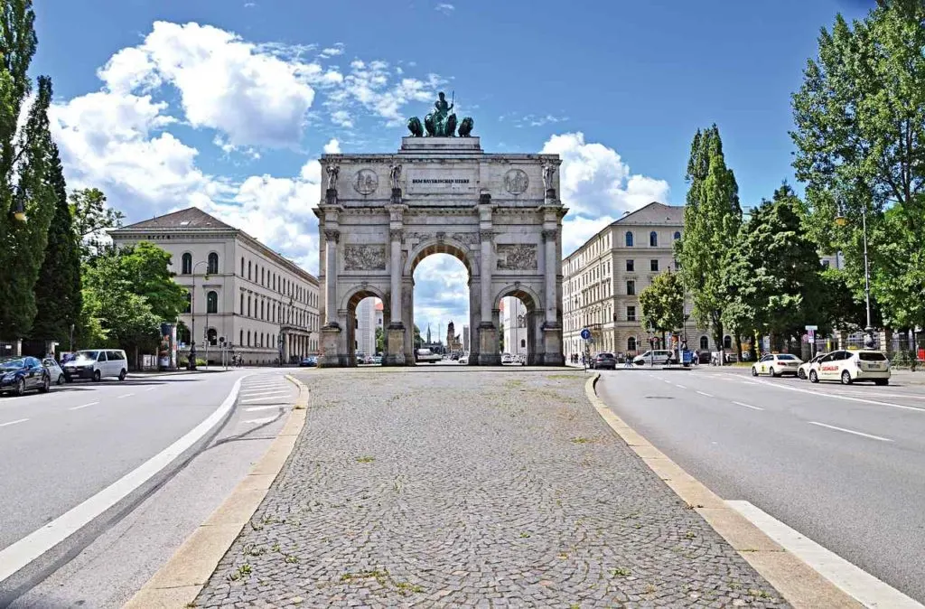 Street view in Munich