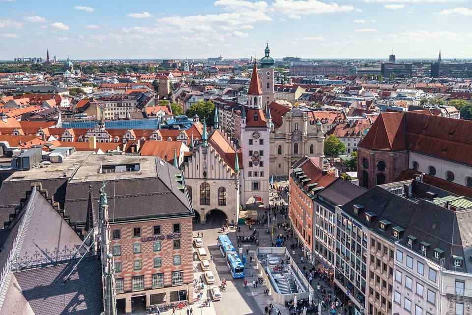 View of Munich from above