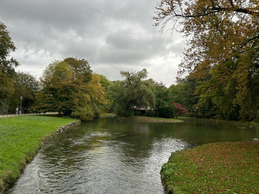 strolling around the English Garden in Munich