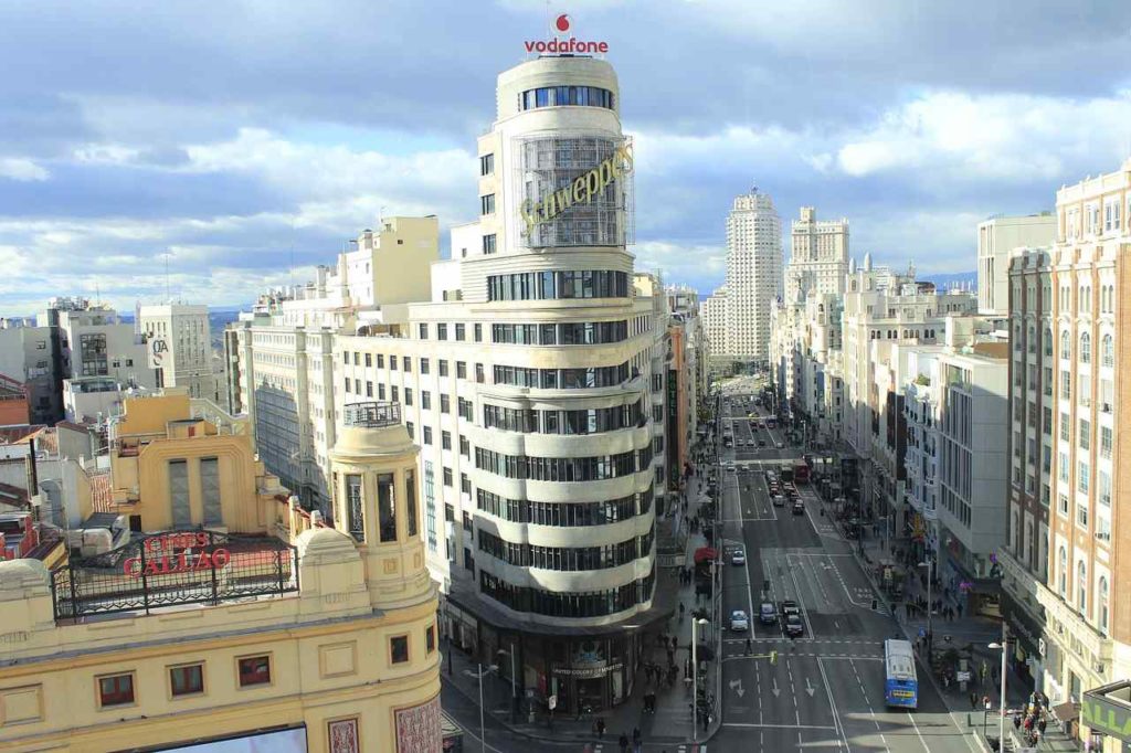 Gran Via in Madrid