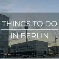 best things to do in Berlin