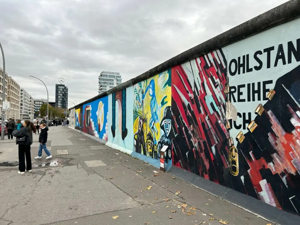 The Berlin Wall at the East Side Gallery