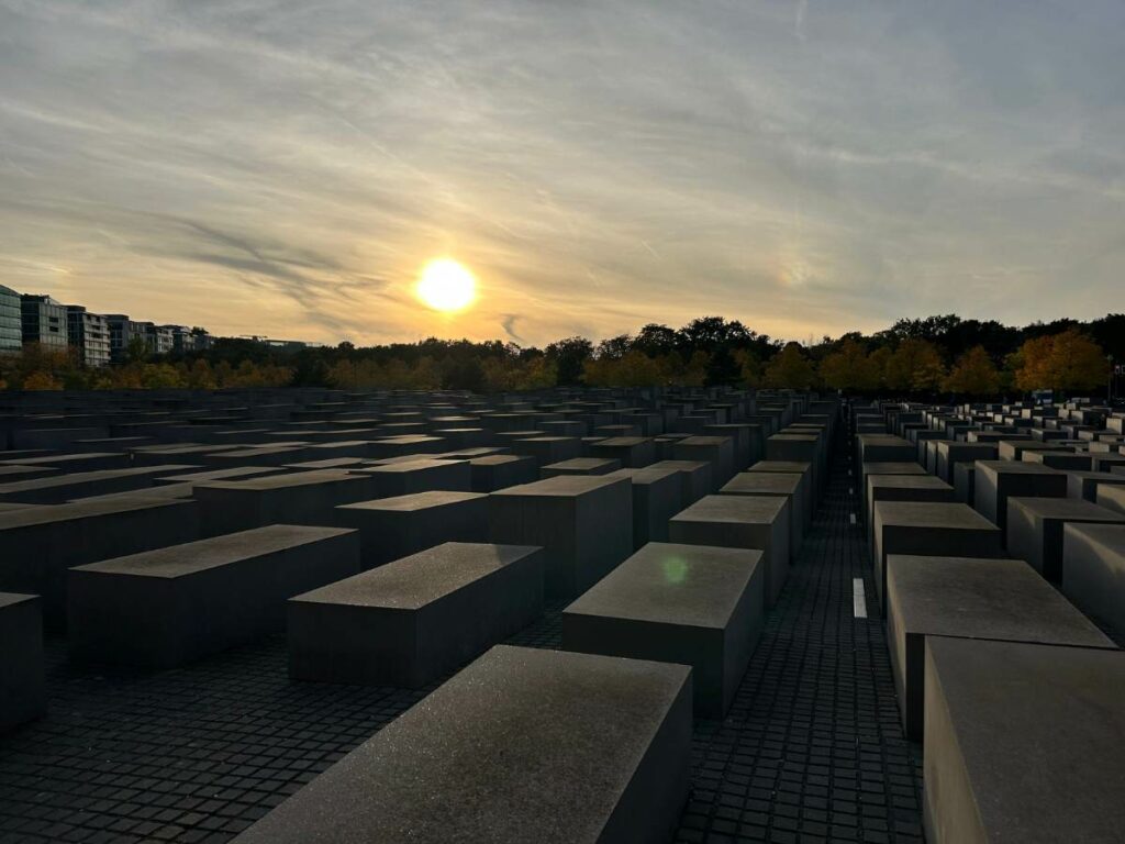 holocaust memorial to the murdered jews of Europe in Berlin