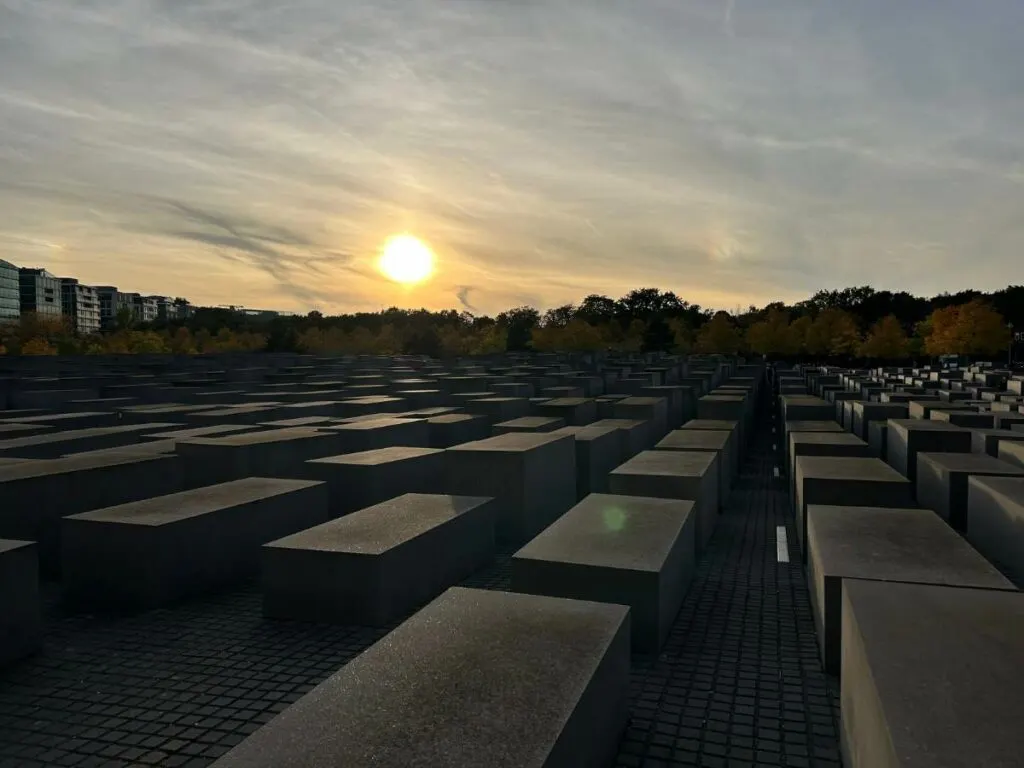 holocaust memorial to the murdered jews of Europe in Berlin