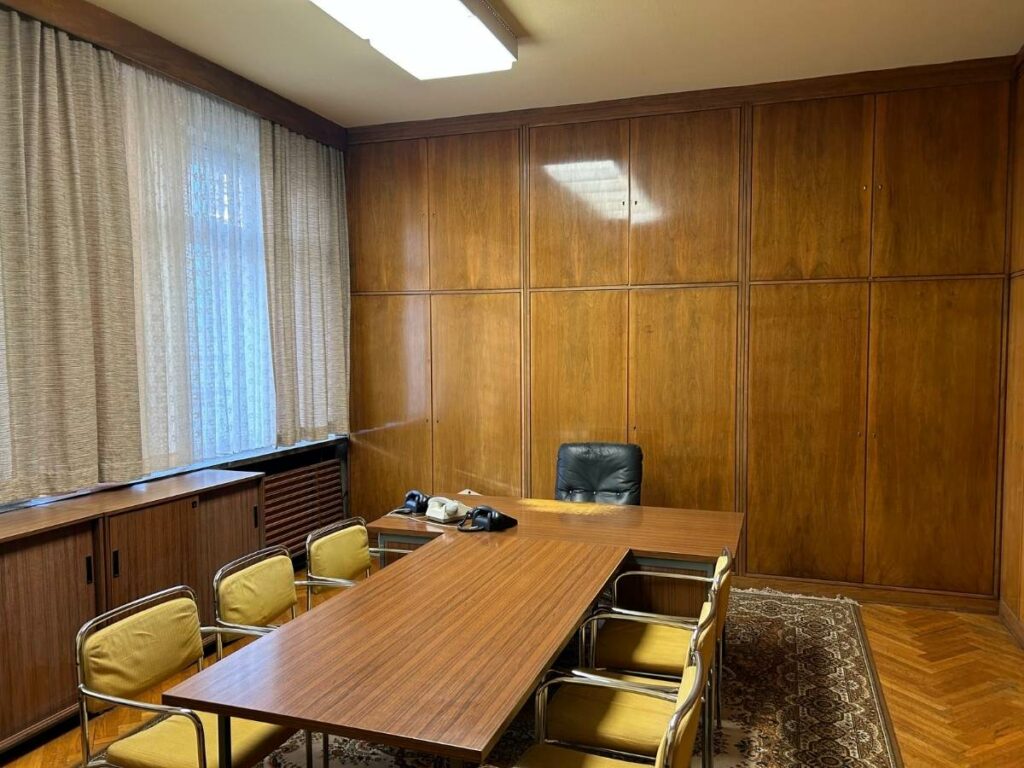 an office on the second floor of the stasi museum in its original state