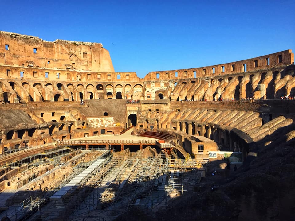 Inside of the Colosseum