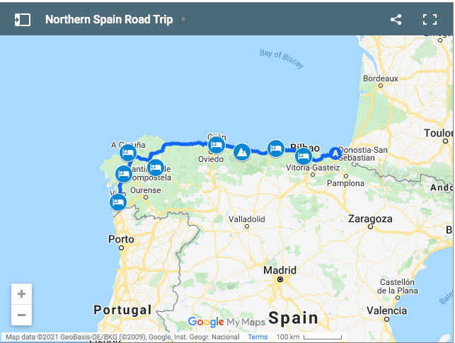 best road trip northern spain