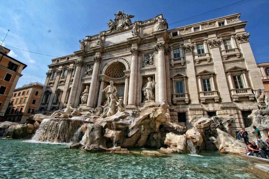 View of Trevi Fountain
