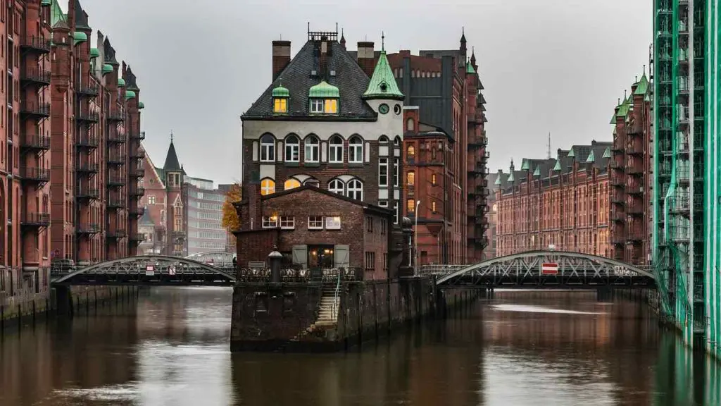 Buildings in Speicherstadt