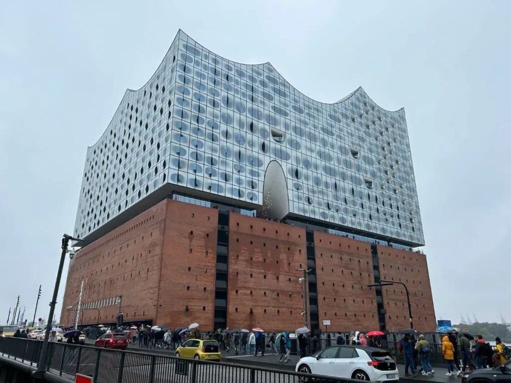 outside the Elbphilharmonie