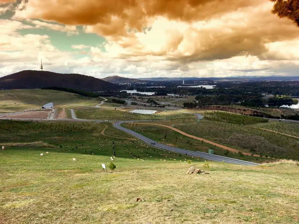 View of Canberra