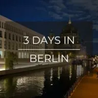 3 days in berlin