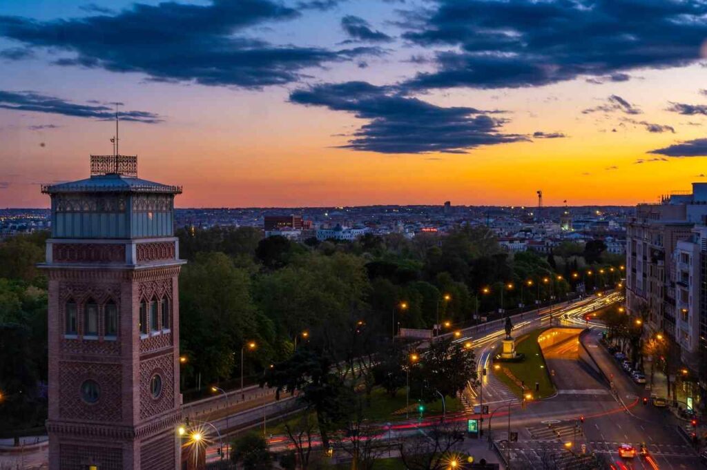 Madrid at night