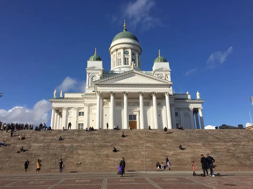 view of Helsinki Cathedral
