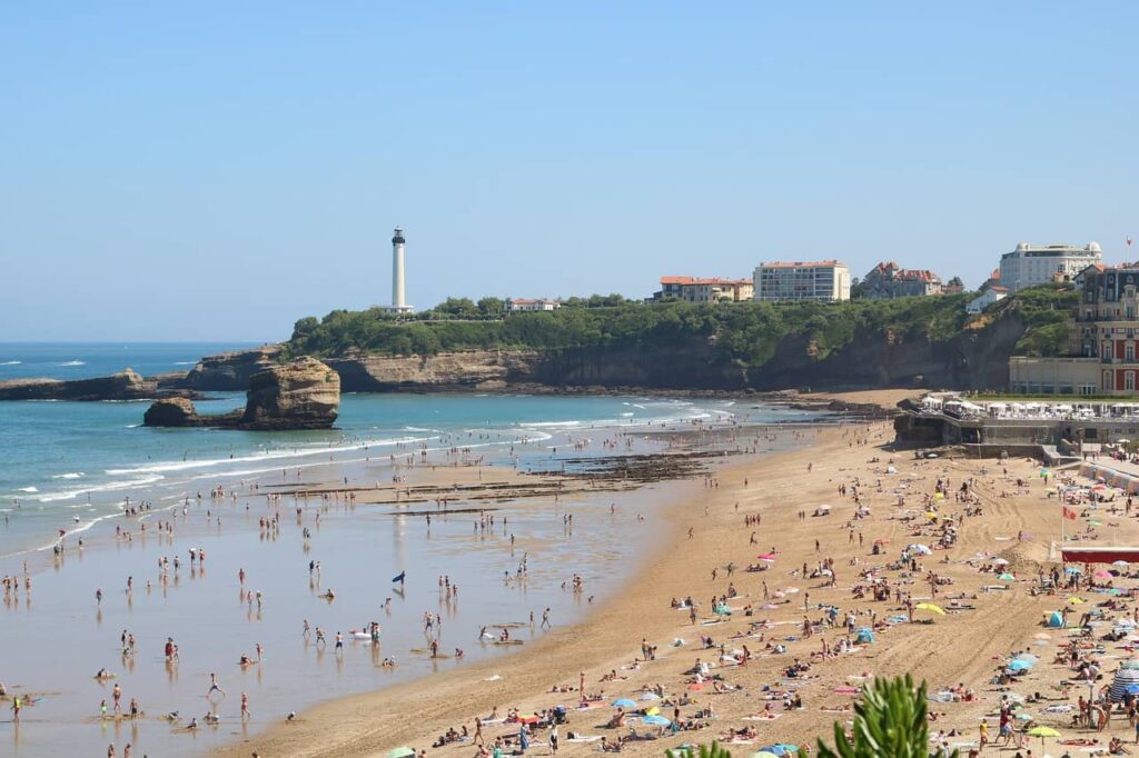 Beach at Biarritz