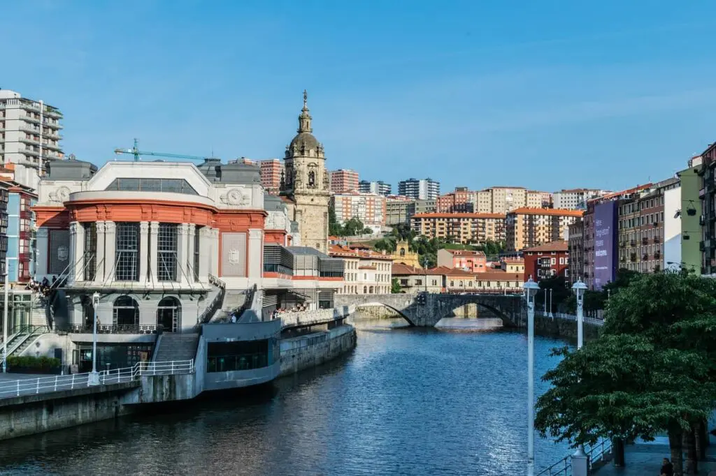 river in Bilbao