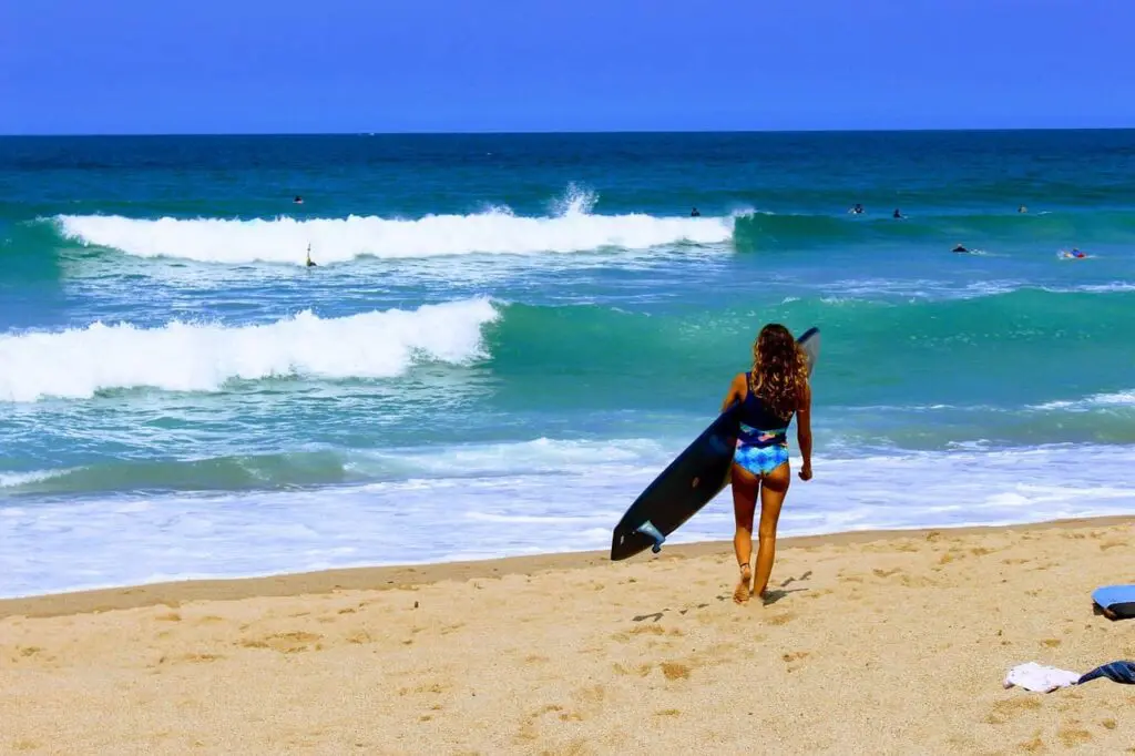 surfing in the Basque Country