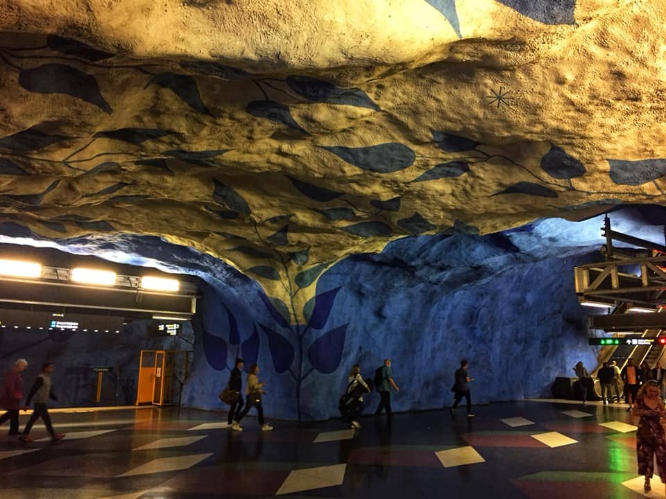 Metro station in Stockholm