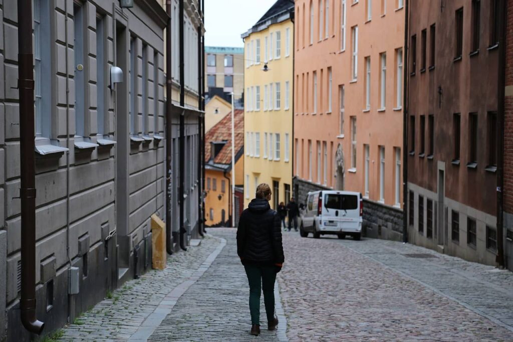 walking in stockholm