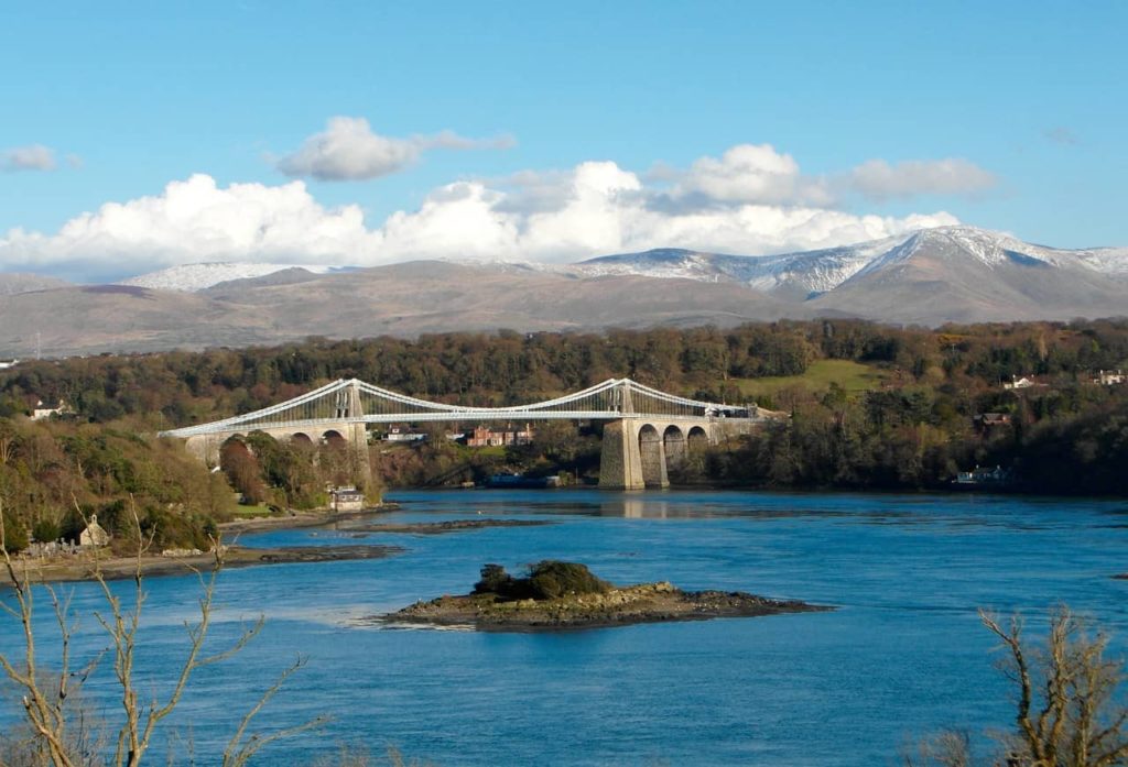 Menai Bridge in Anglesey
