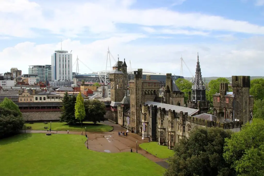 view of cardiff