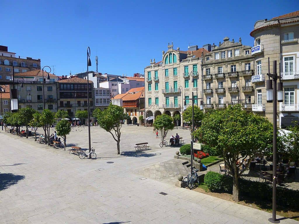 Praza da Ferrería in Pontevedra